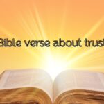 Bible verse about trust